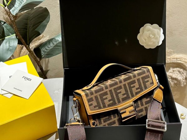 Fendi Baguette Sofe Trunk - Yellow