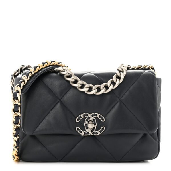 Lambskin Quilted Medium Chanel 19 Flap