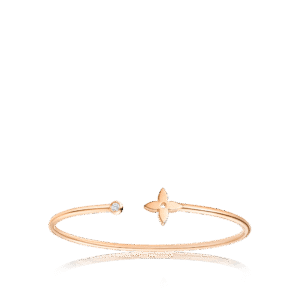 030114E2-8968-445C-C322-3401DADFDBD0_2fdc5a3e-e286-4c43-b685-39005793a044.png Idylle Blossom Twist Bracelet, Pink Gold And Diamonds