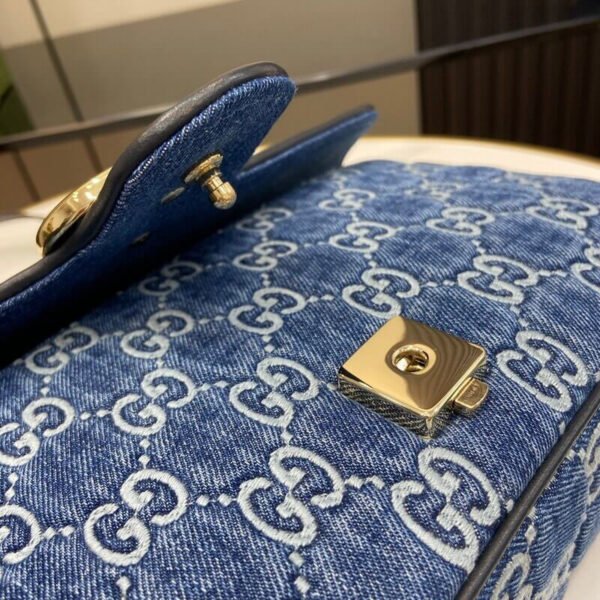 Gucci marmont 26 cm blue denim