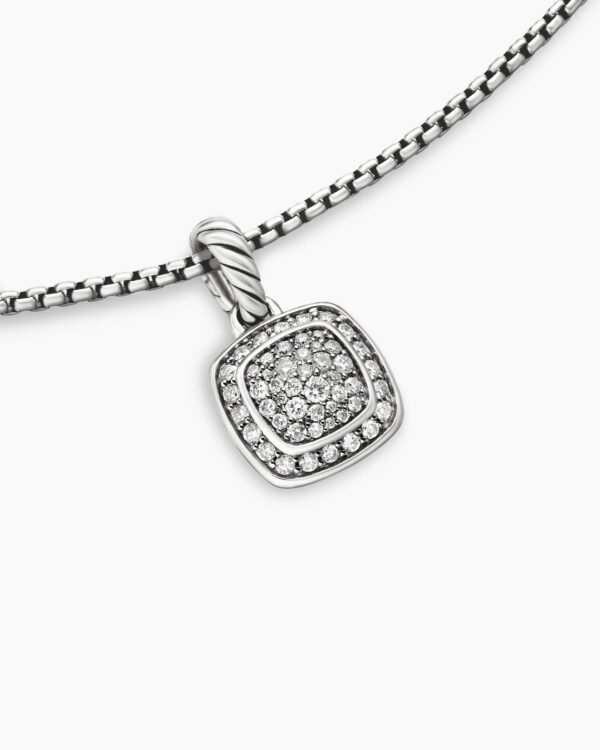 04DC7346-A37A-3FBF-F8B0-F3C4A61DA485.jpg Albion® Pendant in Sterling Silver with Pave Diamonds,18mm