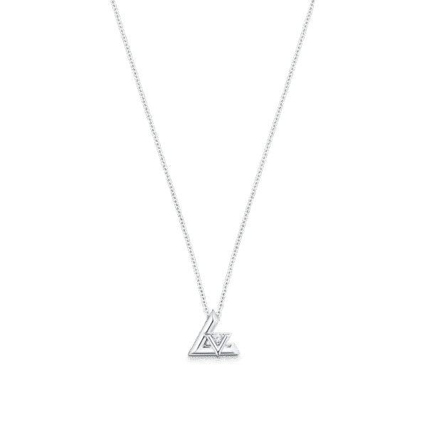 057A1BF4-0EEB-5845-0B44-4D405EAAFA93.png Volt One Small Pendant, White Gold And Diamond