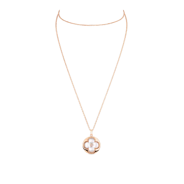 073910D5-2B8F-3239-FF44-B568A0FA4F76.png Color Blossom XL Medallion Pink Gold, White Mother-Of-Pearl and Diamond