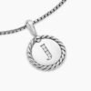 0839EB11-1E03-7FF3-3385-3510D61596A4.jpg Initial Charm Necklace Sterling Silver with Diamond J