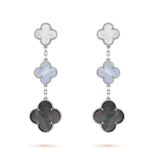 Magic Alhambra earrings, 3 motifs