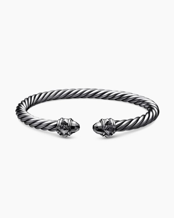 Renaissance&reg; Classic Cable Bracelet Blackened Silver, 5mm