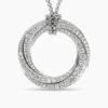 0F3A6ECE-F456-9CB8-0039-7C5C8B733FFF.jpg Pave Crossover Pendant Necklace 18K White Gold with Diamonds, 30mm