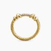Petite Helena Wrap Band Ring 18K Yellow Gold with Diamonds - 6