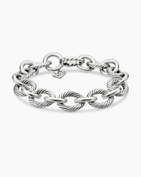 113C085E-AC4A-9C42-8668-8B751709B3D2.jpg Oval Link Chain Bracelet Sterling Silver - 19CM