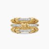 13DC34D7-EF7C-B7BA-5879-8B2D32179063.jpg Petite Helena Wrap Three Row Ring 18K Yellow Gold with Diamonds, - 6