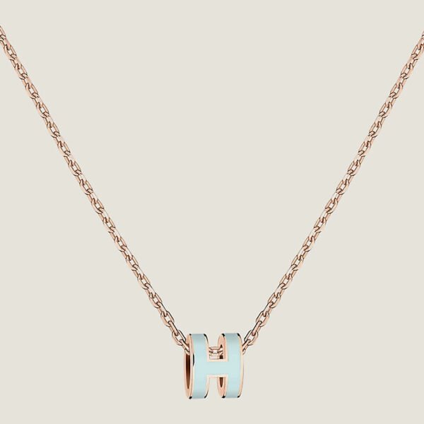 Mini Pop H pendant - Orange Soie