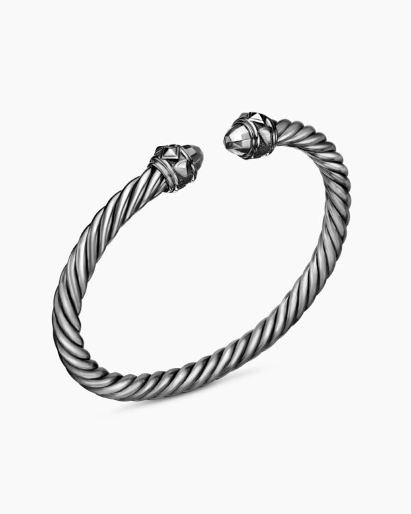 Renaissance&reg; Classic Cable Bracelet Blackened Silver, 5mm