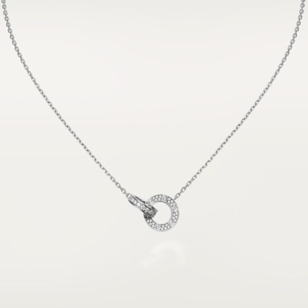 LOVE NECKLACE, DIAMOND-PAVED