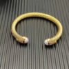 7mm Cable Bracelet with Pearls & Diamond Accents