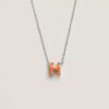 Mini Pop H pendant - Orange Soie