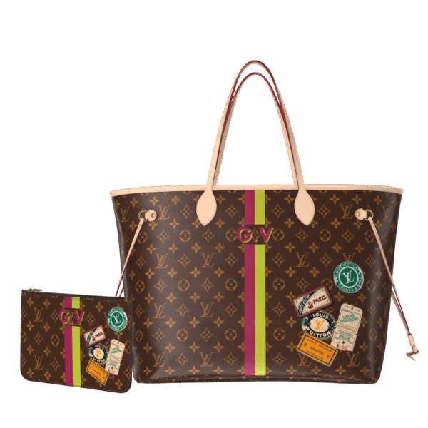 Neverfull GM Mon Monogram Personalisable P01923