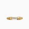 Petite Helena Wrap Band Ring 18K Yellow Gold with Diamonds - 6