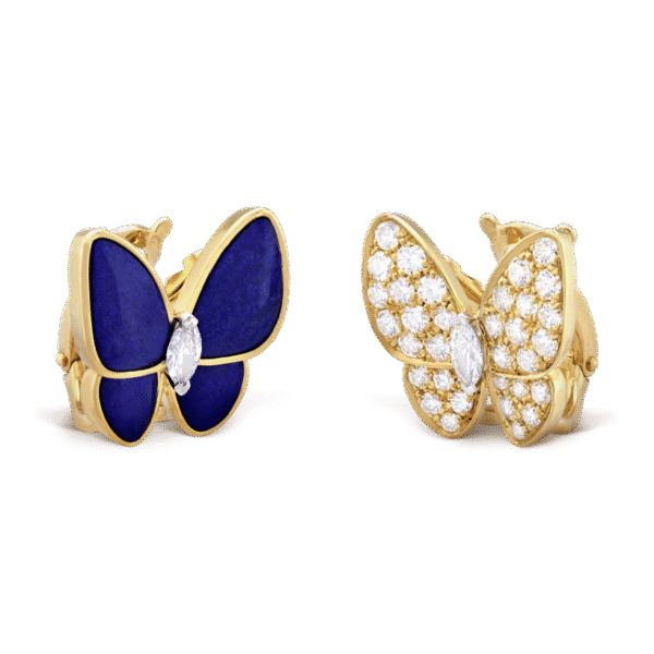 22A014F4-C33E-525F-AA1B-A81C565502CF.png Two Butterfly earrings