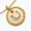 238FFD36-9876-1B66-A341-B5325D42E5D5.jpg Initial Charm Necklace 18K Yellow Gold with Diamond U
