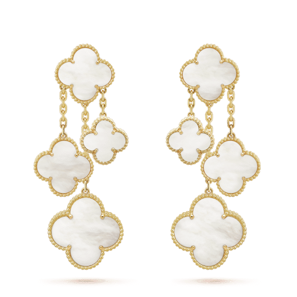 Magic Alhambra earrings, 4 motifs