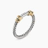 2426D3D3-188C-BB74-F0F6-687656C7E216.jpg Petite Helena Wrap Band Ring Sterling Silver with 18K Yellow Gold and Diamonds, 4mm