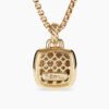Albion Pendant 18K Yellow Gold with Pave Diamonds, 14mm