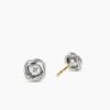 256FF31E-0AA1-5FAE-2708-557806709C45.jpg Infinity Stud Earrings Sterling Silver with Diamonds, 6.8mm