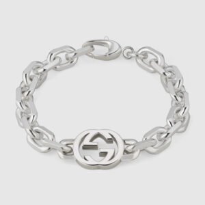INTERLOCKING CHAIN BRACELET - 17 cm