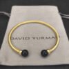 28732455-A318-F7CE-7ABB-5314BDAAEF75.jpg Solari Cablespira® Bracelet 18K Yellow Gold with Black Agate and Diamonds, 3mm