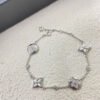 Color Blossom BB Multi-Motifs Bracelet - White gold