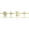 Diamond Blossom bracelet, gold and diamonds