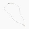 Petite Solari Pendant Necklace 18K White Gold with Pearl and Diamonds, 11.5mm