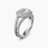 317E700C-D595-7E76-611B-01020C85A675.jpg Petite Albion® Ring Sterling Silver with White Topaz and Diamonds, 7mm