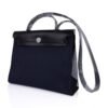 Herbag Zip Navy on Black 31 Militaire Canvas / Vache Hunter Leather