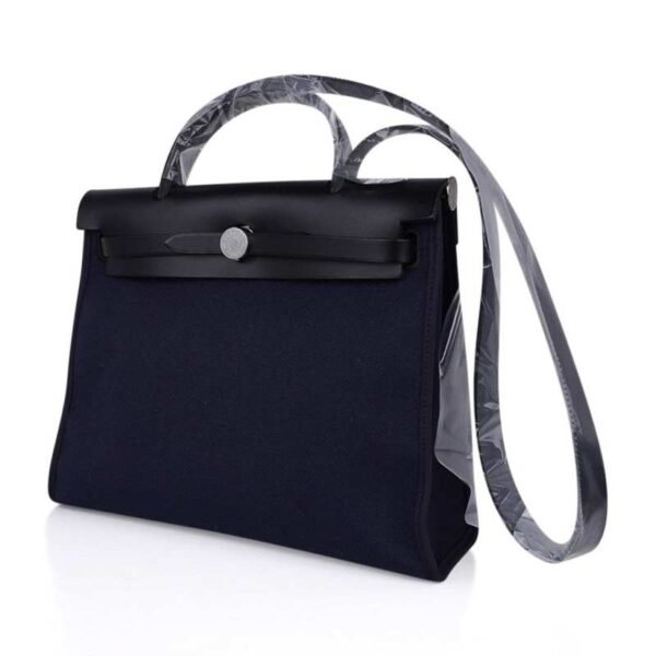 Herbag Zip Navy on Black 31 Militaire Canvas / Vache Hunter Leather