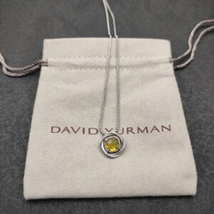 Petite Chatelaine&reg; Necklace Sterling Silver with Citrine, 10mm