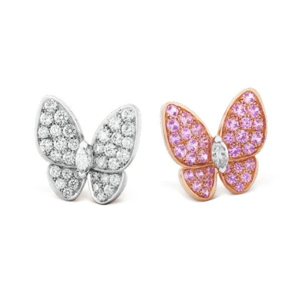 Two Butterfly earrings