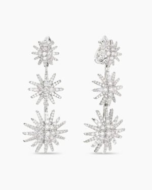 3C9D5007-9030-74F2-2E49-33EC20671647.jpg Starburst Triple Drop Earrings 18K White Gold with Diamonds, 51mm