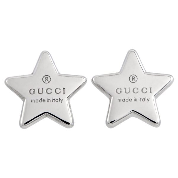 3ED94398-53A3-7AB9-9685-FE29D2BE62E6.jpg Trademark Rhodium-Plated Silver Star Stud Earrings