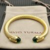 406E680B-DBCE-5DB7-670F-A341307B85FF.jpg 7mm Cable Bracelet with Peridot & Diamond Accents
