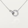 LOVE NECKLACE, DIAMOND-PAVED