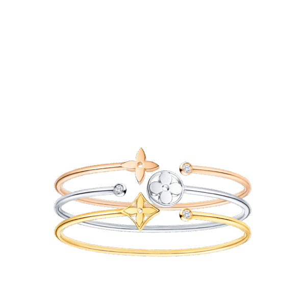 Idylle Blossom Twist Bracelet, Yellow Gold
