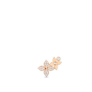 4219D82E-8BDE-D6F5-9ED0-3B5A354F7135.png Star Blossom Right Earring, Pink Gold And Diamonds - Per Unit