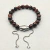 8MM Stretch Rock Crystal Bracelet
