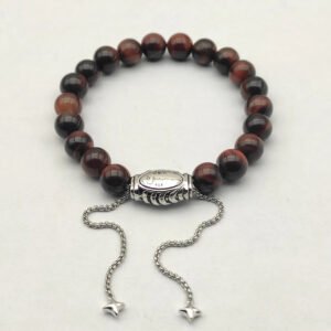 8MM Stretch Rock Crystal Bracelet