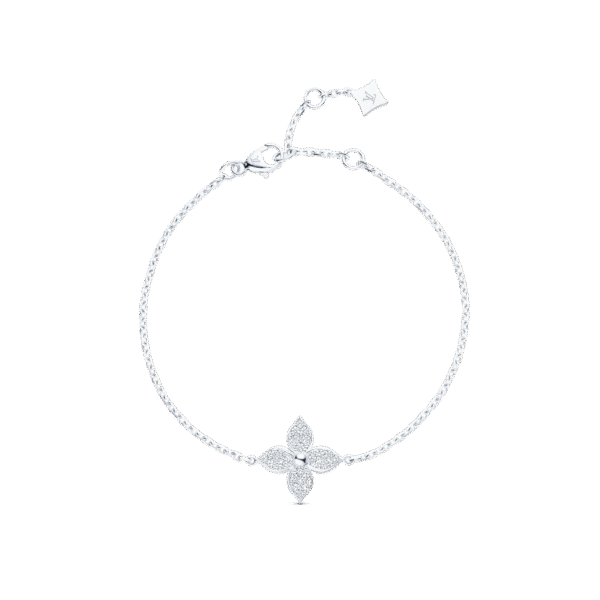 45EFAE90-14ED-03B5-9401-C465A796D798.png Star Blossom Bracelet, White Gold, Diamonds