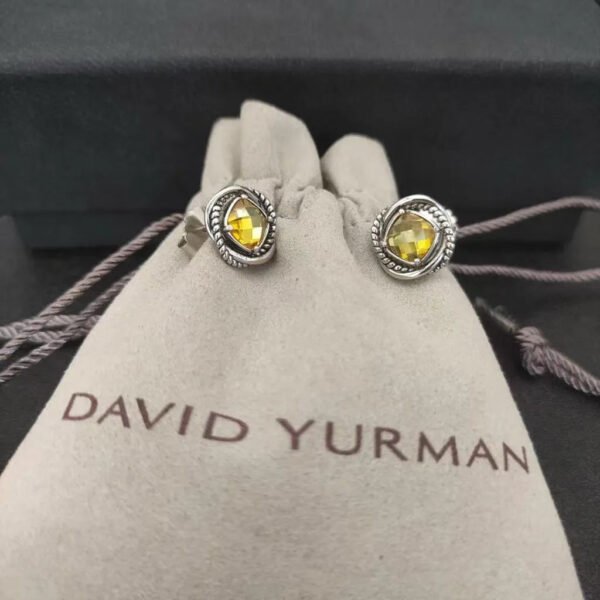 495E3488-779B-92F6-A0F5-5890CD3442CC.jpg Infinity Stud Earrings Sterling Silver with Citrine, 13mm