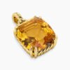 Marbella Pendant 18K Yellow Gold with Citrine, 22mm