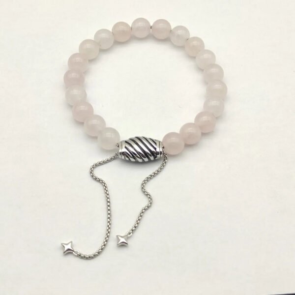 8MM Stretch Rock Crystal Bracelet