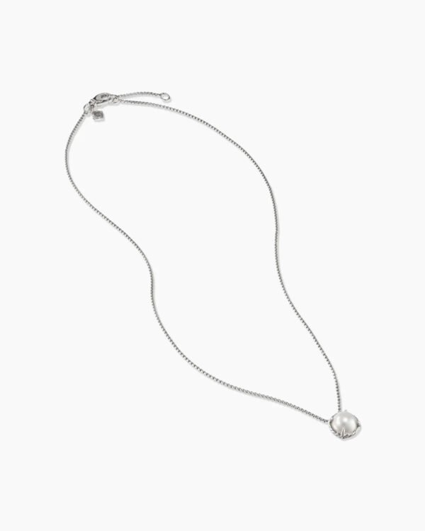 Petite Chatelaine&reg; Necklace Sterling Silver with Pearl, 10mm